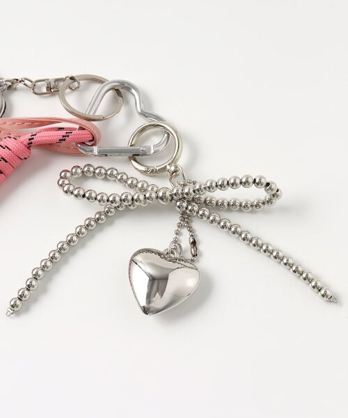 algy（アルジー）の「レザーハートコードチャーム（チャーム・キッズ・ブラック/ピンク・FREE）」の4枚目の写真