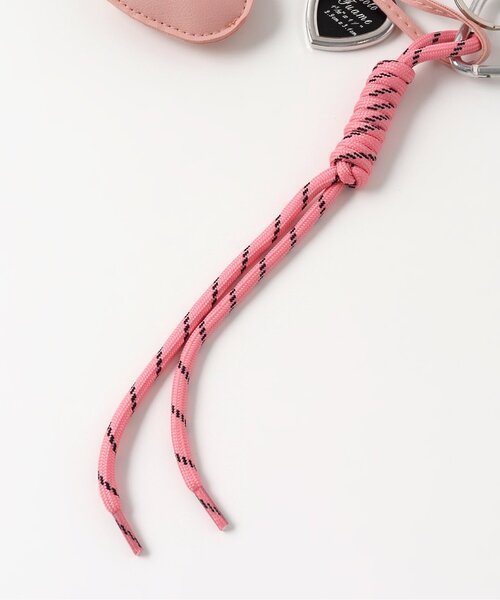 algy（アルジー）の「レザーハートコードチャーム（チャーム・キッズ・ブラック/ピンク・FREE）」の5枚目の写真