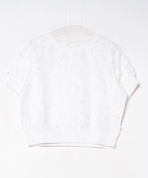 terrace（テラス）の「フリンジジャカードプルオーバートップス（その他トップス・レディース・ミント/オフホワイト/ブラック・MEDIUM）」の10枚目の写真