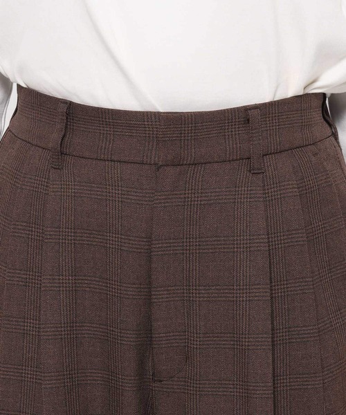 LOWRYS FARM（ローリーズファーム）の「ラナテックワイドパンツ　455404（その他パンツ・レディース・ブラウン系その他/ブラウン/チャコールグレー/チェック・SMALL/MEDIUM/LARGE）」の14枚目の写真