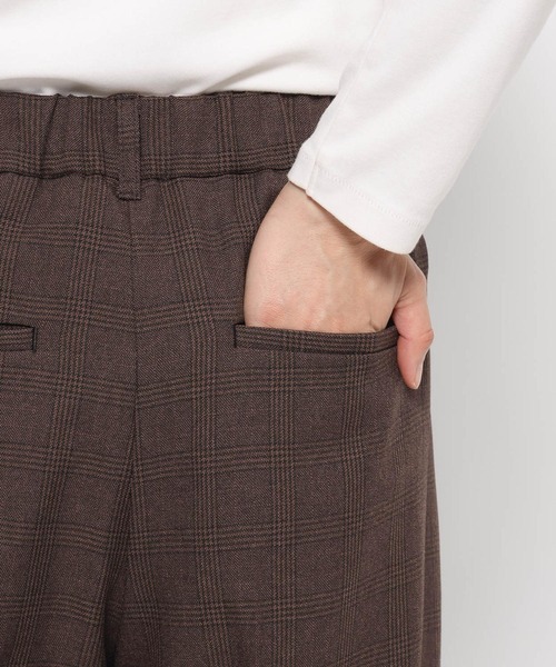 LOWRYS FARM（ローリーズファーム）の「ラナテックワイドパンツ　455404（その他パンツ・レディース・ブラウン系その他/ブラウン/チャコールグレー/チェック・SMALL/MEDIUM/LARGE）」の16枚目の写真