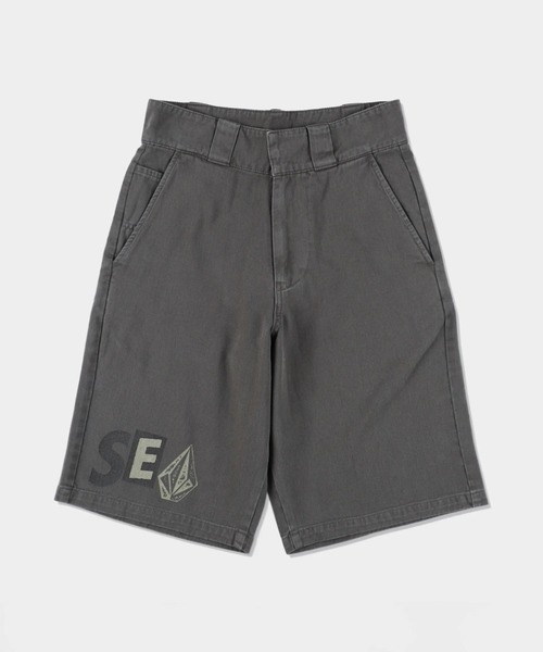 VOLCOM(ボルコム)の「【VOLCOM/ボルコム】VOLCOM x WIND AND SEA Heritage Shorts/ウインダンシーコラボショートパンツ(その他パンツ・メンズ・チャコールグレー/ブラック・MEDIUM)」の1枚目の写真