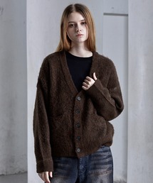 CLEL | 【CLEL】Alpaca Blend Shaggy V-Neck Cardigan / アルパカブレンドシャギーVネックカーディガン(カーディガン/ボレロ)