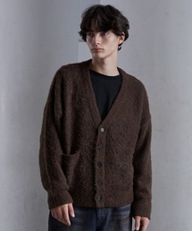 CLEL（クレイル）の「【CLEL】Alpaca Blend Shaggy V-Neck Cardigan / アルパカブレンドシャギーVネックカーディガン（カーディガン/ボレロ）」