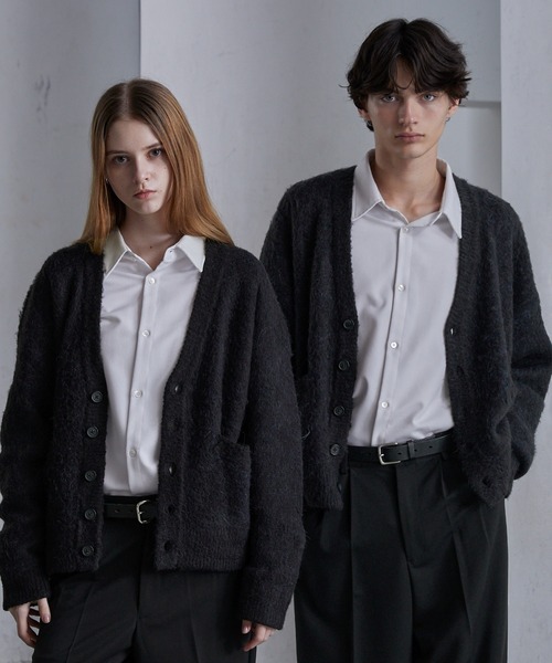 CLEL（クレイル）の「【CLEL】Alpaca Blend Shaggy V-Neck