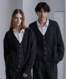 CLEL（クレイル）の「【CLEL】Alpaca Blend Shaggy V-Neck Cardigan / アルパカブレンドシャギーVネックカーディガン（カーディガン/ボレロ）」