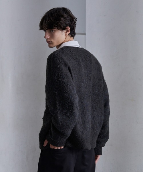 CLEL（クレイル）の「【CLEL】Alpaca Blend Shaggy V-Neck