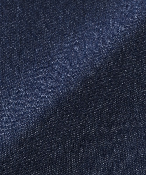 無印良品(ムジルシリョウヒン)の「婦人 ライトオンスデニム タックワイドパンツ(デニムパンツ・レディース・ブルー・S/M/L/XL)」の9枚目の写真