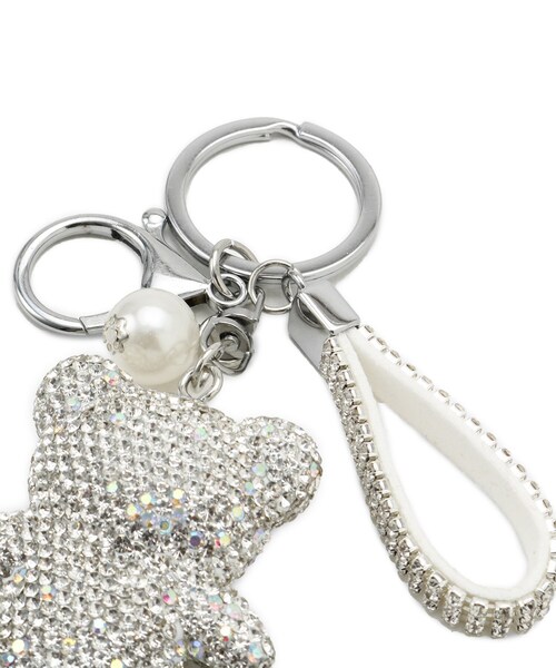 SHOO・LA・RUE（シューラルー）の「キラキラベアチャーム（チャーム・レディース・ブラック/シルバー/ダークブラウン・00）」の6枚目の写真