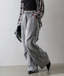 SpRay（スプレイ）の「スウェット切替ワイドパンツ（その他パンツ）」