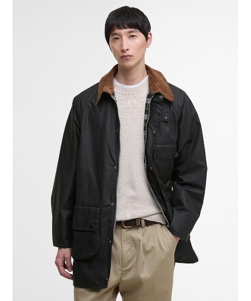 Barbour(バブアー)の「【SOLWAY/ソルウェイ】ワックスジャケット(オーバーサイズフィット)(ブルゾン・メンズ・ブラック/グリーン・34/36/38/40)」の4枚目の写真