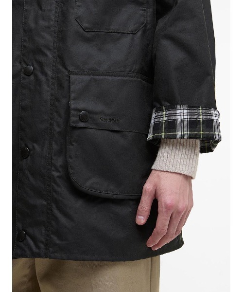 Barbour(バブアー)の「【SOLWAY/ソルウェイ】ワックスジャケット(オーバーサイズフィット)(ブルゾン・メンズ・ブラック/グリーン・34/36/38/40)」の8枚目の写真