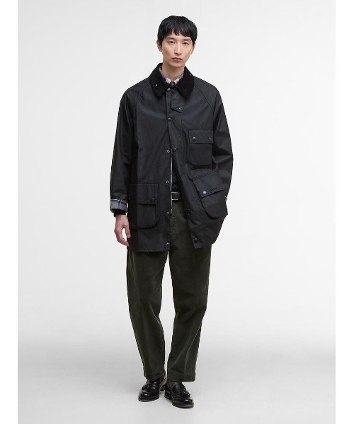 Barbour(バブアー)の「【SOLWAY/ソルウェイ】ワックスジャケット(オーバーサイズフィット)(ブルゾン・メンズ・ブラック/グリーン・34/36/38/40)」の9枚目の写真