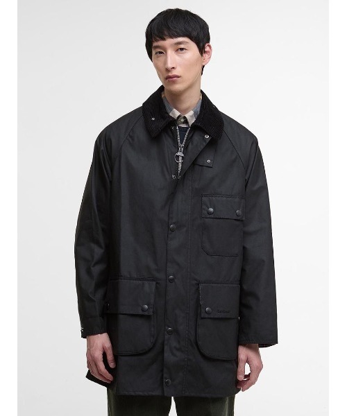 Barbour(バブアー)の「【SOLWAY/ソルウェイ】ワックスジャケット(オーバーサイズフィット)(ブルゾン・メンズ・ブラック/グリーン・34/36/38/40)」の10枚目の写真