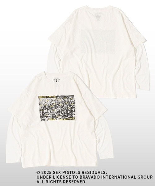 PAGEBOY（ページボーイ）の「Sex Pistols ロンT（Tシャツ/カットソー・レディース・オフホワイト/ブラック・FREE）」の2枚目の写真