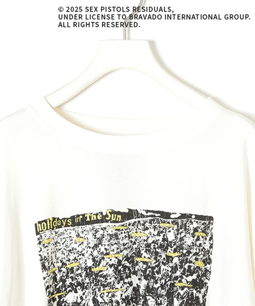 PAGEBOY（ページボーイ）の「Sex Pistols ロンT（Tシャツ/カットソー・レディース・オフホワイト/ブラック・FREE）」の5枚目の写真