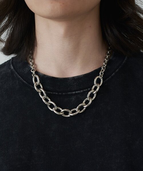 Lui's(ルイス)の「Ah Necklace / 02 (コンビチェーンネックレス)(ネックレス・レディース・シルバー・FREE)」の15枚目の写真