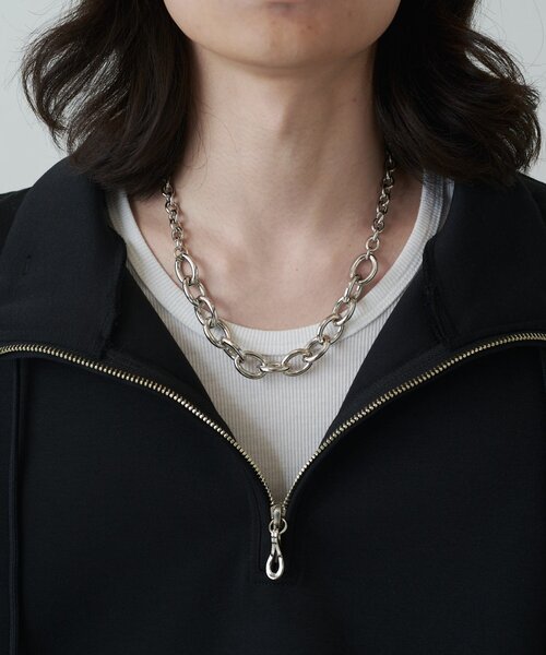 Lui's(ルイス)の「Ah Necklace / 02 (コンビチェーンネックレス)(ネックレス・レディース・シルバー・FREE)」の13枚目の写真