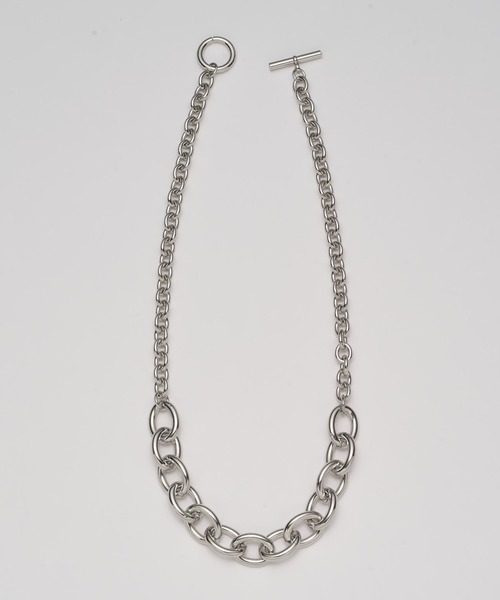 Lui's(ルイス)の「Ah Necklace / 02 (コンビチェーンネックレス)(ネックレス・レディース・シルバー・FREE)」の2枚目の写真