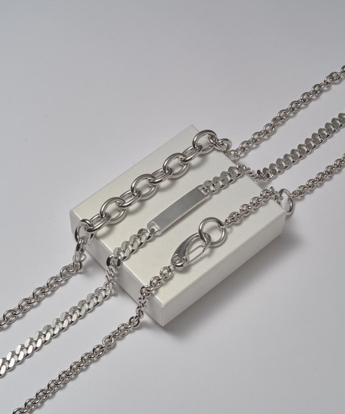 Lui's(ルイス)の「Ah Necklace / 02 (コンビチェーンネックレス)(ネックレス・レディース・シルバー・FREE)」の10枚目の写真