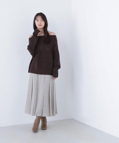NATURAL BEAUTY BASIC(ナチュラルビューティーベーシック)の「◇オータムカラープリーツスカート(スカート・レディース・ベージュ/ワイン・MEDIUM/P/S)」の21枚目の写真