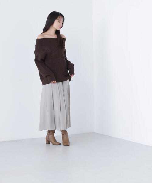 NATURAL BEAUTY BASIC(ナチュラルビューティーベーシック)の「◇オータムカラープリーツスカート(スカート・レディース・ベージュ/ワイン・MEDIUM/P/S)」の22枚目の写真