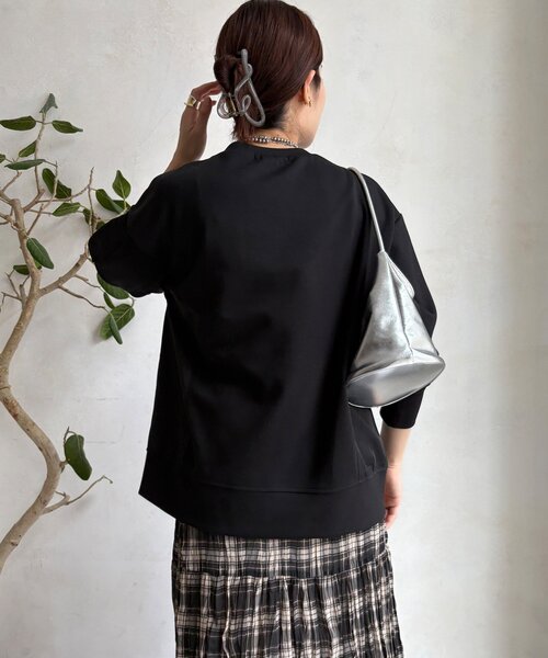 DouDou（ドゥドゥ）の「【WEB限定】MA1ポケットプルオーバー＋タイトスカートセット（セットアップ・レディース・アイボリー/ブラック/カーキ/キャメル・FREE）」の16枚目の写真