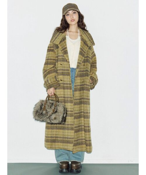 EVRIS（エヴリス）の「ホルターネックシャギーニットトップス（ニット/セーター・レディース・ブラック/グレー/ブルー/ホワイト・FREE）」の10枚目の写真