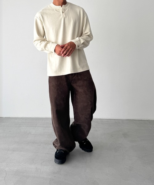 CANAL JEAN（キャナルジーン）の「choice_cnl/SEIRTAND　コーデュロイカーブパンツ（その他パンツ・レディース・ブラウン/チャコールグレー・SMALL/MEDIUM）」の15枚目の写真