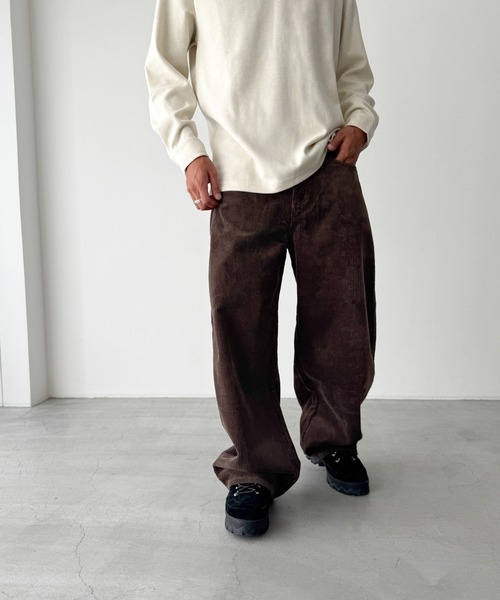 CANAL JEAN（キャナルジーン）の「choice_cnl/SEIRTAND　コーデュロイカーブパンツ（その他パンツ・レディース・ブラウン/チャコールグレー・SMALL/MEDIUM）」の16枚目の写真