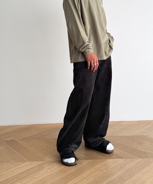 CANAL JEAN（キャナルジーン）の「choice_cnl/SEIRTAND　コーデュロイカーブパンツ（その他パンツ・レディース・ブラウン/チャコールグレー・SMALL/MEDIUM）」の17枚目の写真