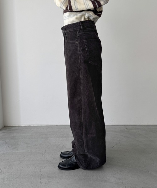 CANAL JEAN（キャナルジーン）の「choice_cnl/SEIRTAND　コーデュロイカーブパンツ（その他パンツ・レディース・ブラウン/チャコールグレー・SMALL/MEDIUM）」の8枚目の写真