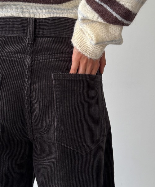 CANAL JEAN（キャナルジーン）の「choice_cnl/SEIRTAND　コーデュロイカーブパンツ（その他パンツ・レディース・ブラウン/チャコールグレー・SMALL/MEDIUM）」の11枚目の写真