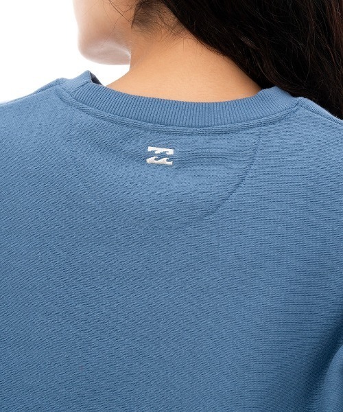 BILLABONG(ビラボン)の「【BILLABONG/ビラボン】24AW SIDE RIB HEAVY SWEAT/ロゴスウェットトレーナー(スウェット・レディース・ヘザーグレー/ブルー/ブラック/ホワイト・MEDIUM/LARGE)」の21枚目の写真