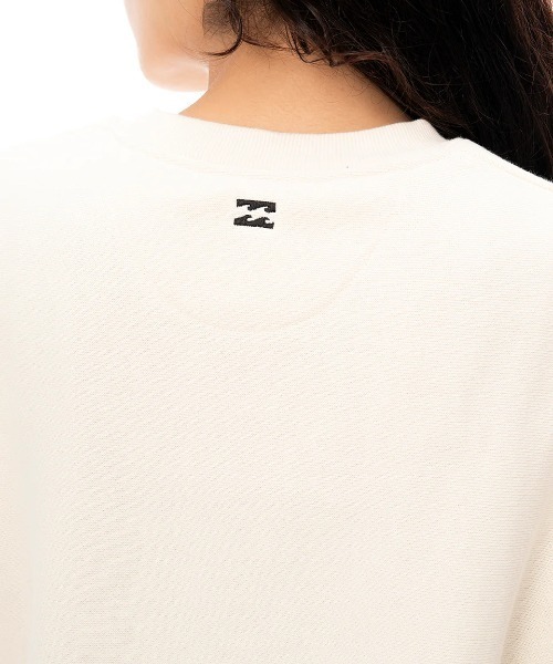 BILLABONG(ビラボン)の「【BILLABONG/ビラボン】24AW SIDE RIB HEAVY SWEAT/ロゴスウェットトレーナー(スウェット・レディース・ヘザーグレー/ブルー/ブラック/ホワイト・MEDIUM/LARGE)」の6枚目の写真