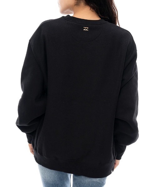 BILLABONG(ビラボン)の「【BILLABONG/ビラボン】24AW SIDE RIB HEAVY SWEAT/ロゴスウェットトレーナー(スウェット・レディース・ヘザーグレー/ブルー/ブラック/ホワイト・MEDIUM/LARGE)」の11枚目の写真