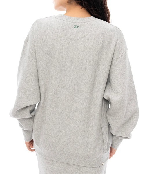 BILLABONG(ビラボン)の「【BILLABONG/ビラボン】24AW SIDE RIB HEAVY SWEAT/ロゴスウェットトレーナー(スウェット・レディース・ヘザーグレー/ブルー/ブラック/ホワイト・MEDIUM/LARGE)」の15枚目の写真