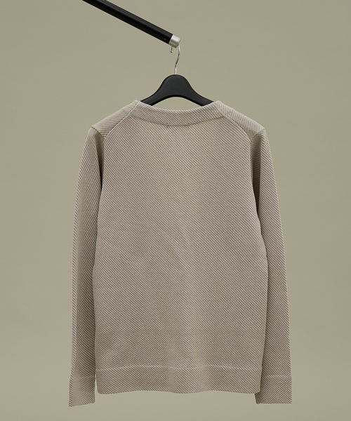 ABAHOUSE（アバハウス）の「バイアスジャガード 1ボタン カーディガン（カーディガン/ボレロ・メンズ・ネイビー/ブルー/グレイッシュベージュ・44/46/48）」の6枚目の写真