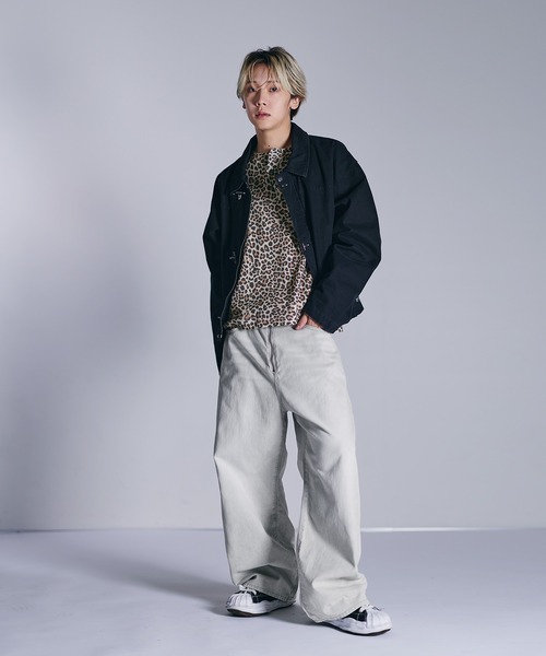 コットンサーマルロングスリーブヘンリーネックTシャツ【UNISEX】（T