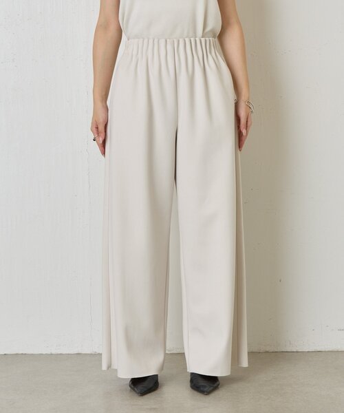 Jena espace merveilleux（ジェナ　エスパスメルヴェイユ）の「【あったかパンツ】ウールライクキャタピラーパンツ（その他パンツ・レディース・ライトベージュ/アイボリー/ブラック・FREE）」の16枚目の写真