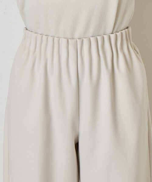 Jena espace merveilleux（ジェナ　エスパスメルヴェイユ）の「【あったかパンツ】ウールライクキャタピラーパンツ（その他パンツ・レディース・ライトベージュ/アイボリー/ブラック・FREE）」の20枚目の写真