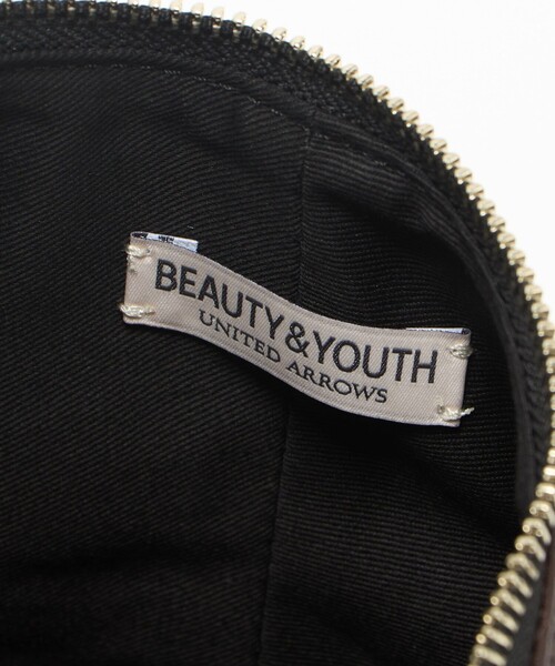 BEAUTY&YOUTH UNITED ARROWS（ビューティーアンドユースユナイテッドアローズ）の「レザー ムーン ショルダー バッグ（ショルダーバッグ・メンズ・ブラック/ダークブラウン・FREE）」の10枚目の写真