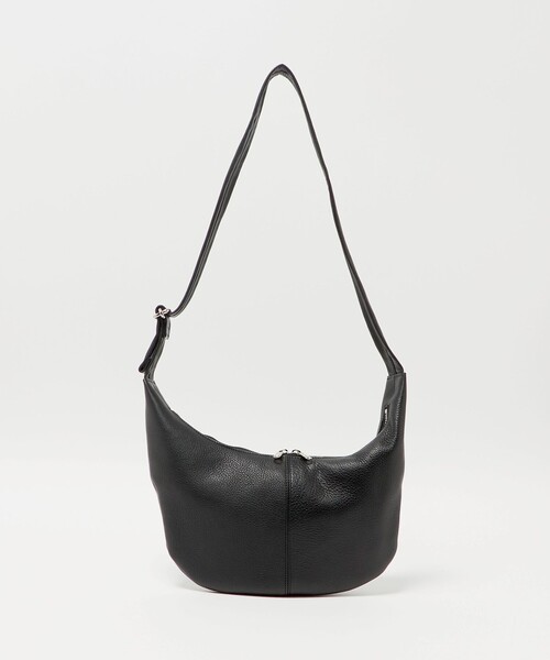 BEAUTY&YOUTH UNITED ARROWS（ビューティーアンドユースユナイテッドアローズ）の「レザー ムーン ショルダー バッグ（ショルダーバッグ・メンズ・ブラック/ダークブラウン・FREE）」の12枚目の写真