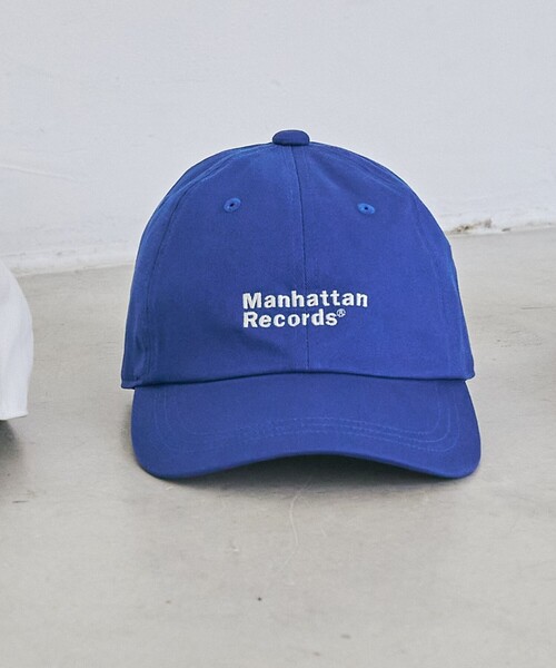ManhattanRecords（マンハッタンレコード）別注ロゴ刺繍CAP