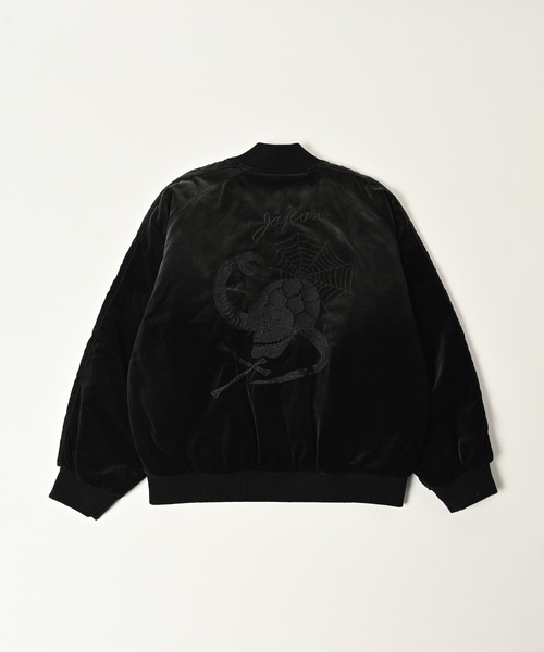 ADAMPATEK/アダムパテック】aged velour souvenir jacket ベロア
