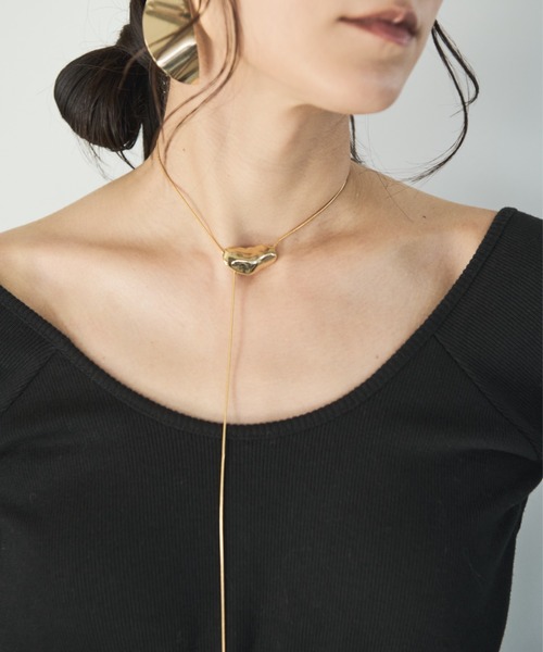 AIC.（エーアイシー）の「【再入荷】オーナメントループロングネックレス（ネックレス・レディース・シルバー/ゴールド・FREE）」の9枚目の写真