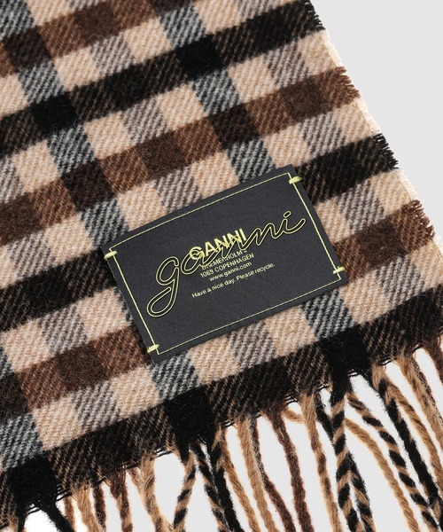 GANNI(ガニー)の「Graphic Wool Scarf(マフラー・レディース・その他・ONESIZE)」の2枚目の写真