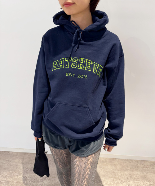 EDIT. FOR LULU（エディットフォールル）の「【BATSHEVA/バットシェバ】pre HOODIE SWEATSHIRT（Tシャツ/カットソー・レディース・ネイビー・SMALL）」の8枚目の写真
