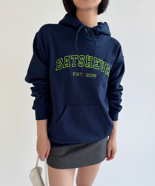 EDIT. FOR LULU（エディットフォールル）の「【BATSHEVA/バットシェバ】pre HOODIE SWEATSHIRT（Tシャツ/カットソー・レディース・ネイビー・SMALL）」の10枚目の写真