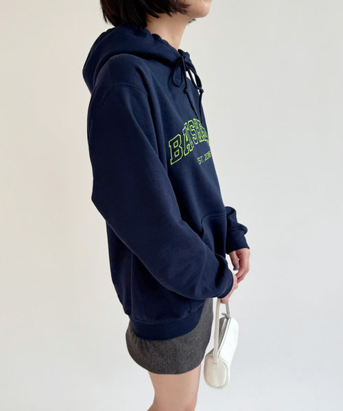 EDIT. FOR LULU（エディットフォールル）の「【BATSHEVA/バットシェバ】pre HOODIE SWEATSHIRT（Tシャツ/カットソー・レディース・ネイビー・SMALL）」の11枚目の写真